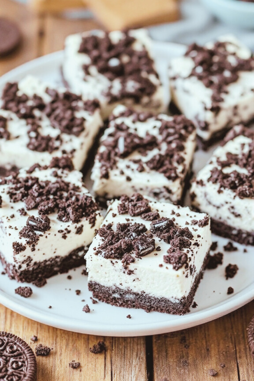 No-Bake Oreo Cheesecake Bars